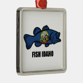 Fish Idaho Metalen Ornament (Rechts)