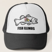 Fish Illinois Bass Trucker Pet (Voorkant)