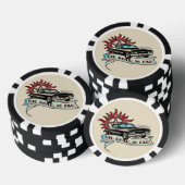 Fish Impala del 67 nera  Poker Chips (Opstapeling)