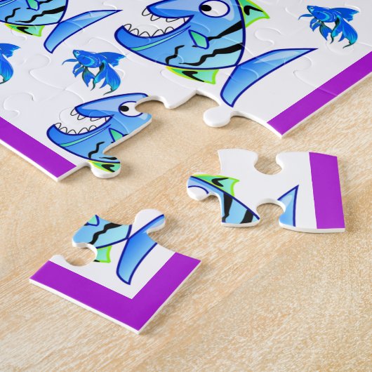 Fish Jigzaag Puzzle Legpuzzel (Zijkant)