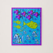 Fish Jigzaag Puzzle Legpuzzel (Verticaal)