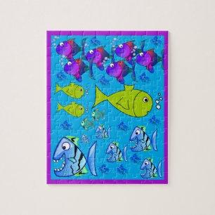 Fish Jigzaag Puzzle Legpuzzel