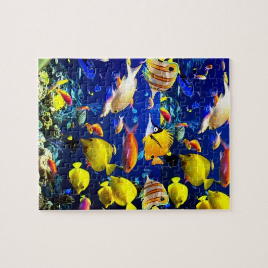 Fish Jigzaag Puzzle Legpuzzel (Horizontaal)