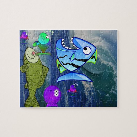 Fish Jigzaag Puzzle Legpuzzel (Horizontaal)