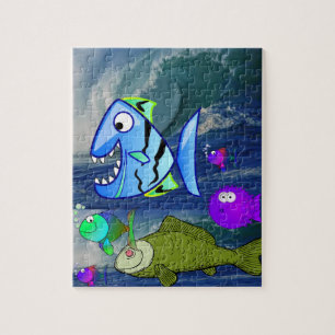 Fish Jigzaag Puzzle Legpuzzel
