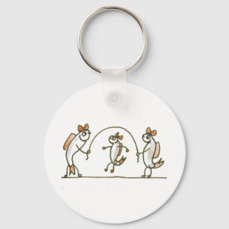 Fish Jumping Rope Sleutelhanger