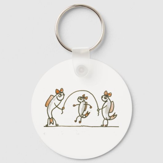 Fish Jumping Rope Sleutelhanger (Voorkant)