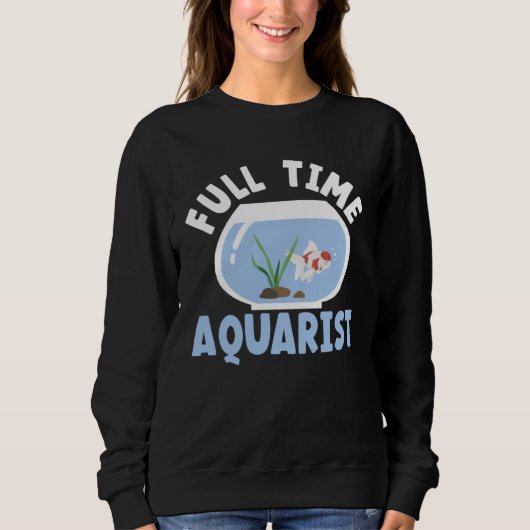 Fish Keeper Aquarium Junkie Aquarist Saltwater Tan Trui (Voorkant)