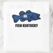 Fish Kentucky Rechthoekige Sticker (Tas)