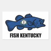 Fish Kentucky Rechthoekige Sticker (Voorkant)