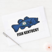 Fish Kentucky Rechthoekige Sticker (Envelop)
