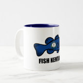 Fish Kentucky Tweekleurige Koffiemok (Voorkant links)