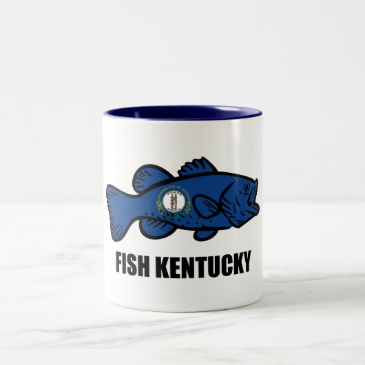 Fish Kentucky Tweekleurige Koffiemok (Center)