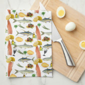 Fish Kitchen Hand Towel Theedoek (Quarter Fold)