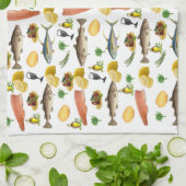 Fish Kitchen Hand Towel Theedoek (Gevouwen)