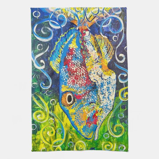 Fish Kitchen Towel Theedoek (Verticaal)