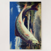 Fish Lake Trout Jigzaag Puzzle Legpuzzel (Verticaal)