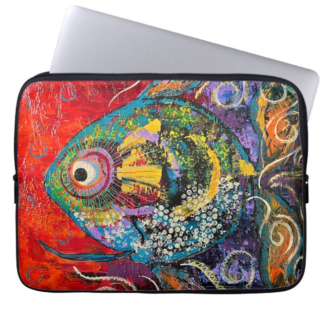 Fish Lap Top Bag Laptop Sleeve (Voorkant)