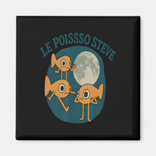 Fish Le Poisson Steve Funny Fish Magneet