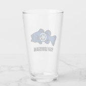 Fish Louisiana Glas (Achterkant)