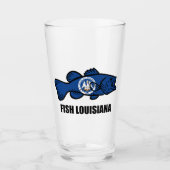 Fish Louisiana Glas (Voorkant)