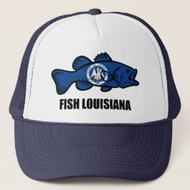 Fish Louisiana Trucker Pet