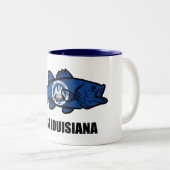 Fish Louisiana Tweekleurige Koffiemok (Voorkant rechts)