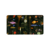 Fish Magic, 1925, door Paul Klee Etiket (Voorkant)