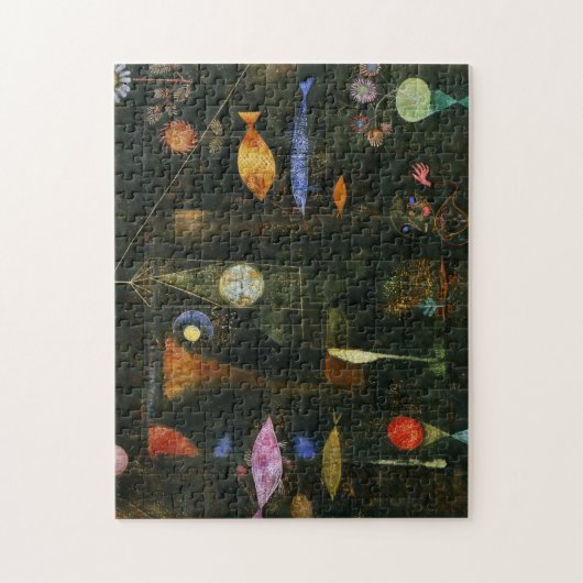 Fish Magic, 1925, door Paul Klee Legpuzzel (Verticaal)