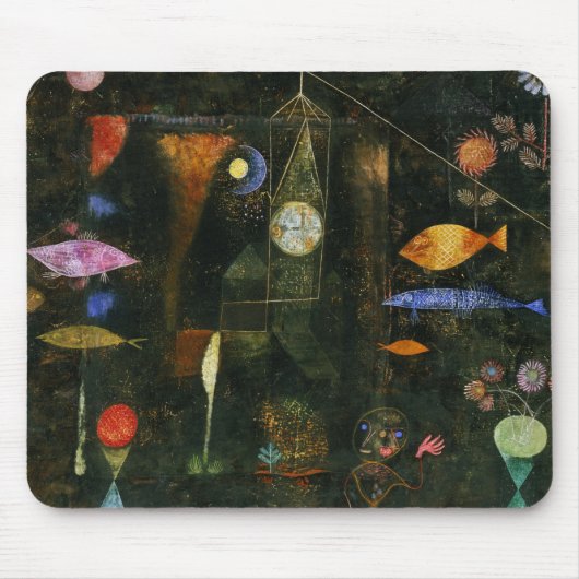 Fish Magic, 1925, door Paul Klee Muismat (Voorkant)