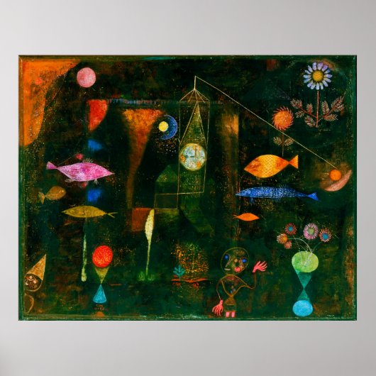 Fish Magic by Paul Klee (1925) Poster (Voorkant)
