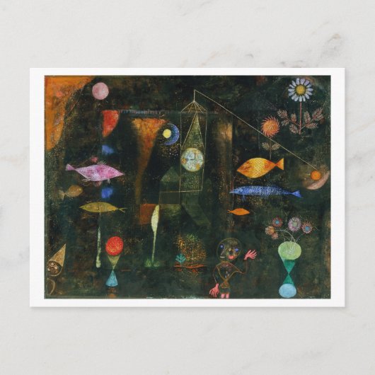 Fish Magic, Paul Klee 1925 Briefkaart (Voorkant)