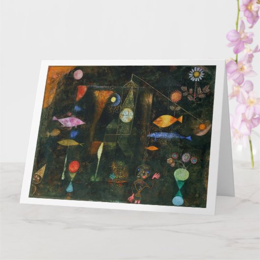 Fish Magic, Paul Klee 1925 Kaart (Orchidee)
