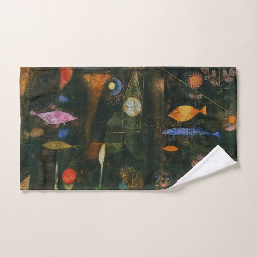 Fish Magic - Paul Klee Bad Handdoek (Handdoek)
