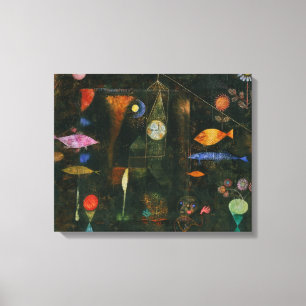 Fish Magic - Paul Klee Canvas Afdruk