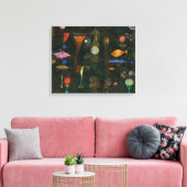 Fish Magic - Paul Klee Canvas Afdruk (Insitu (Woonkamer))