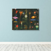 Fish Magic - Paul Klee Canvas Afdruk (Insitu (Houten vloer))