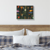Fish Magic - Paul Klee Canvas Afdruk (Insitu (Slaapkamer))
