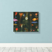 Fish Magic - Paul Klee Canvas Afdruk (Insitu (Houten vloer))