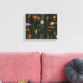 Fish Magic - Paul Klee Canvas Afdruk (Insitu (Woonkamer))