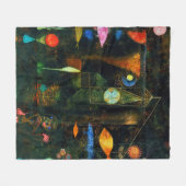 Fish Magic, Paul Klee Fleece Deken (Voorkant (Horizontaal))