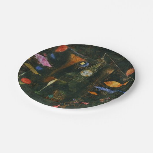 Fish Magic - Paul Klee Papieren Bordje (Gekanteld)