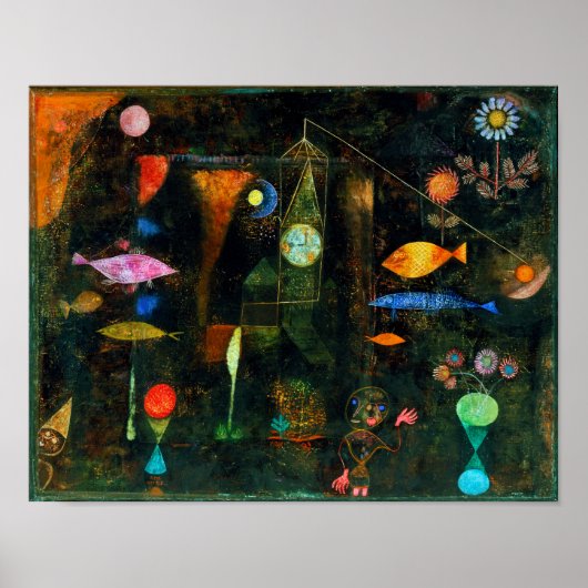 Fish Magic, Paul Klee Poster (Voorkant)