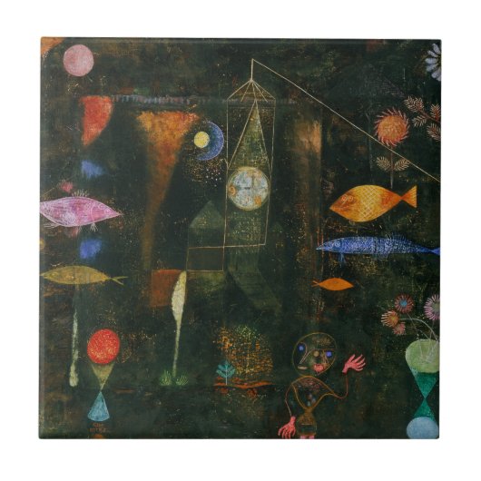 Fish Magic - Paul Klee Tegeltje (Voorkant)