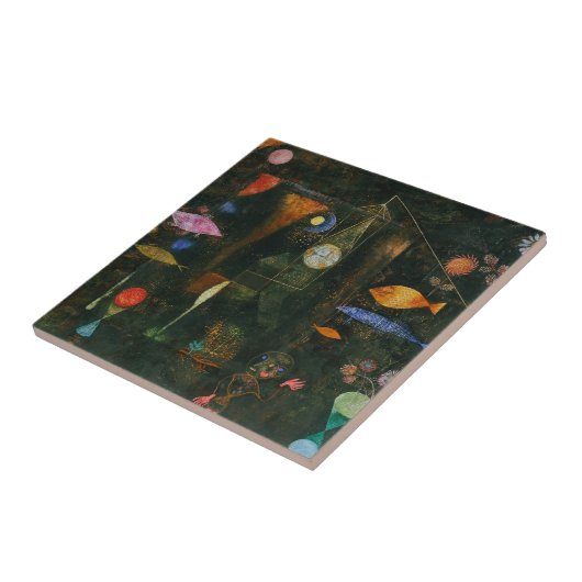 Fish Magic - Paul Klee Tegeltje (Zijkant)