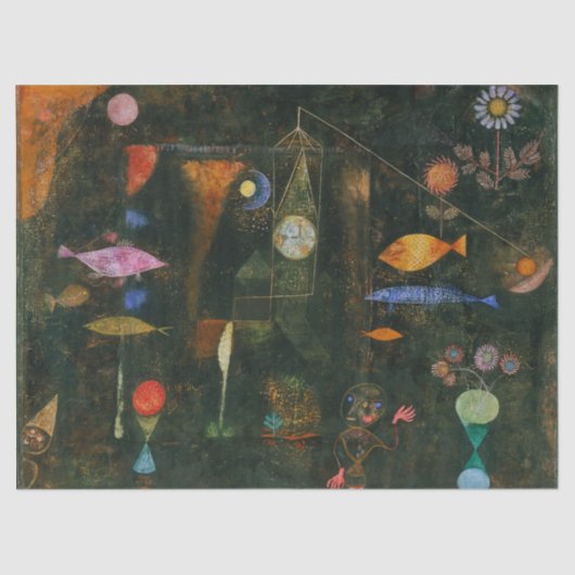 Fish Magic - Paul Klee Tissuepapier (Voorkant)