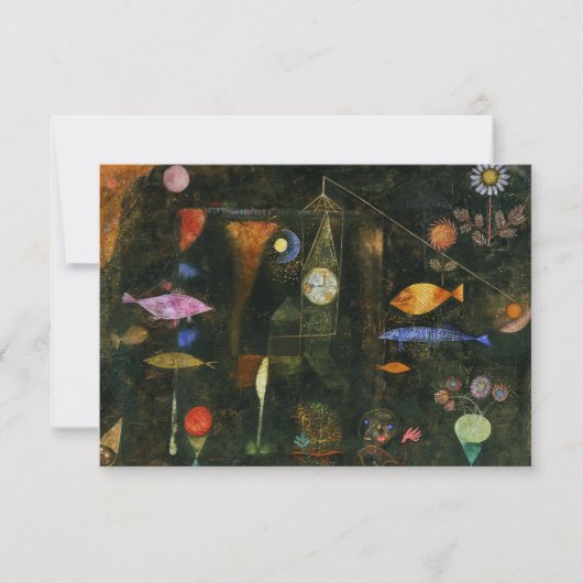 Fish Magic van Paul Klee Bedankkaart (Voorkant)
