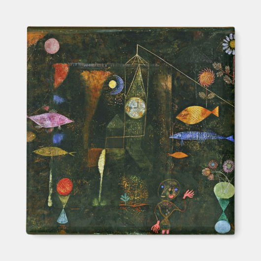 Fish Magic van Paul Klee Magneet (Voorkant)