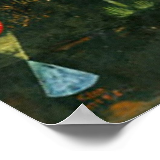 Fish Magic van Paul Klee Poster (Hoek)