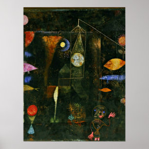 Fish Magic van Paul Klee Poster